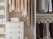 A closet that has been professionally organized
