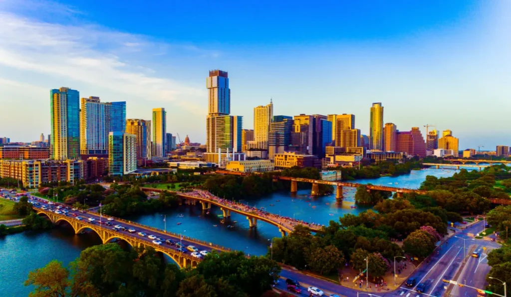 Cityscape of Austin TX